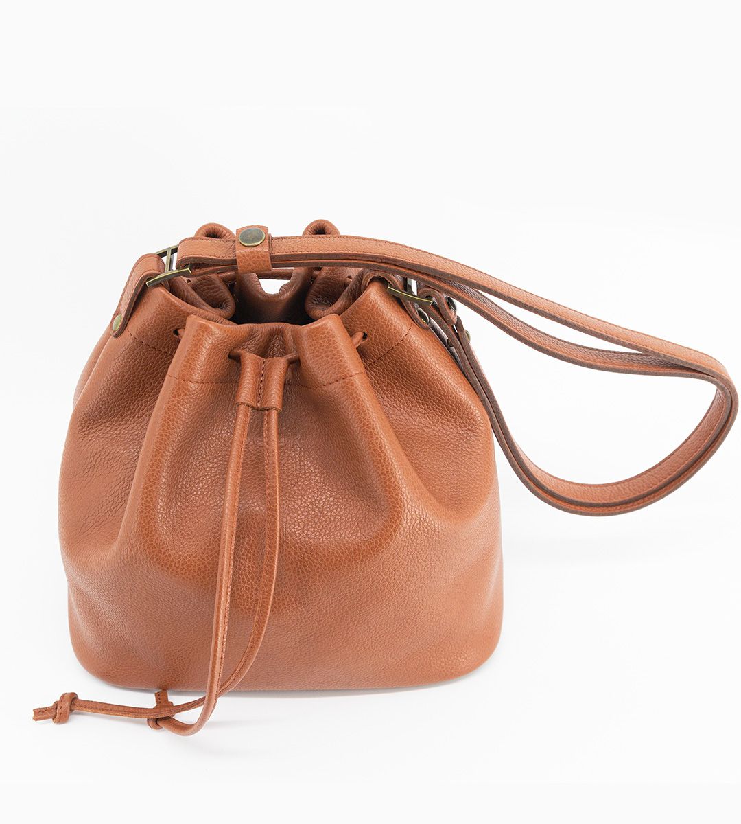 Bucketbag | Cognac - Afbeelding 2